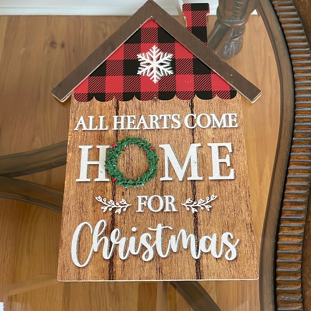Christmas Decoration Sign NWT